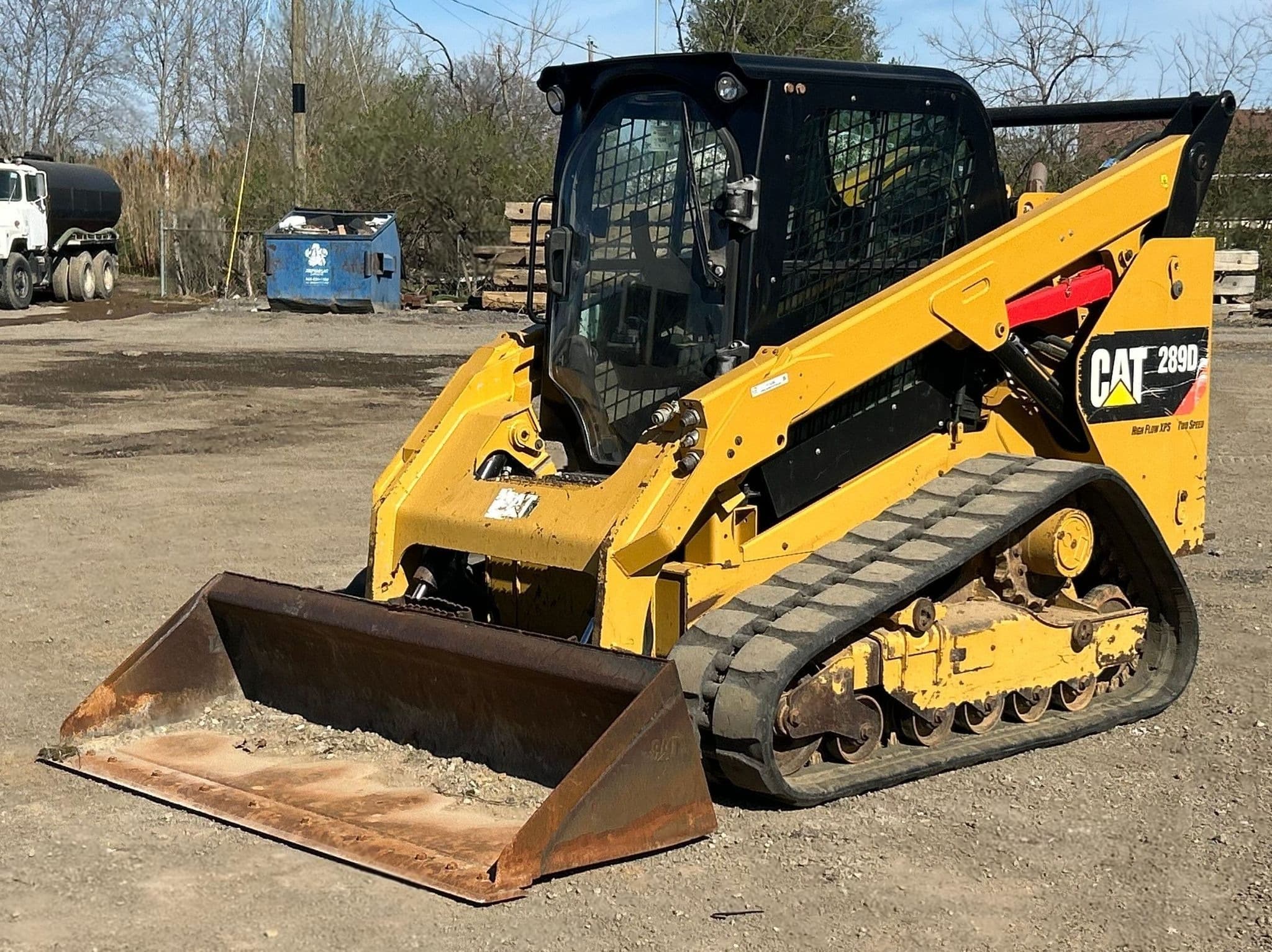 2018 Caterpillar 289D tracked skid steer loader - Side view
